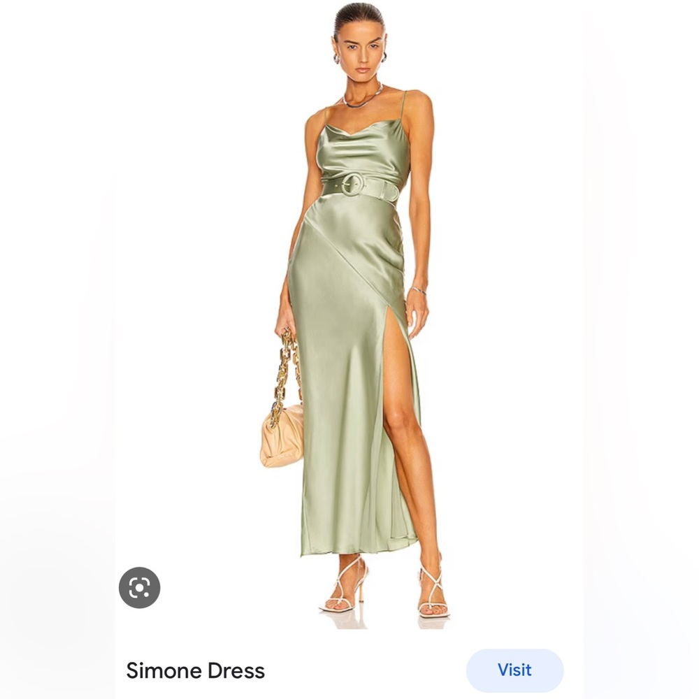 Nicholas Simone Dress in Pistachio, Size 6